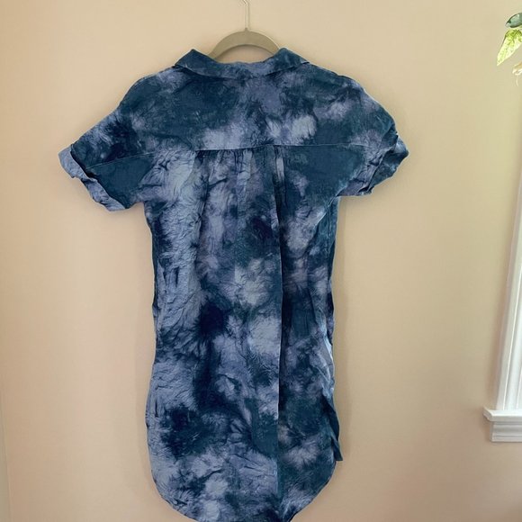 Cynthia Rowley Linen Tie Dye Dress - Picture 5 of 5